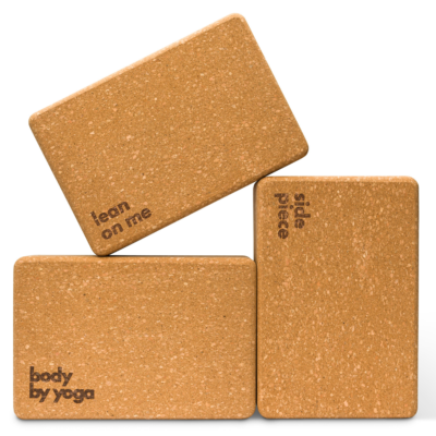 Yoga Block Cork-Repose 9"x6"x3" octagon shape for different angles 