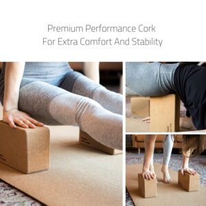 Luxury Cork Yoga Block Set - Lean On Me