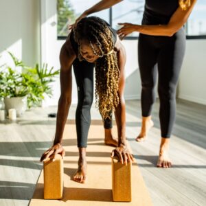 Luxury Cork Yoga Block Set - Lean On Me