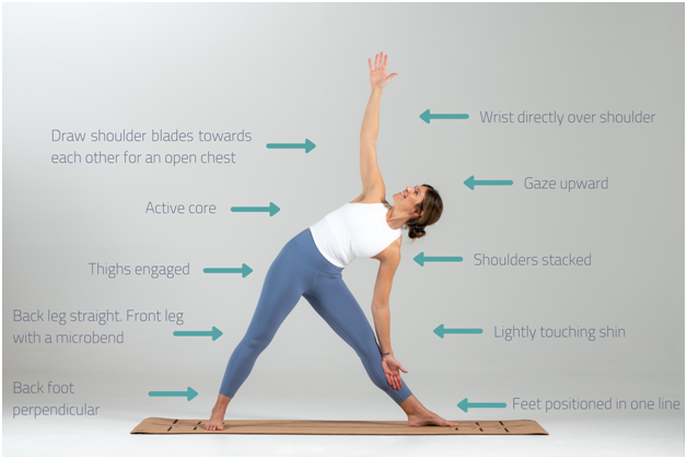 Easy Triangle Pose to Try at Home - Body By Yoga