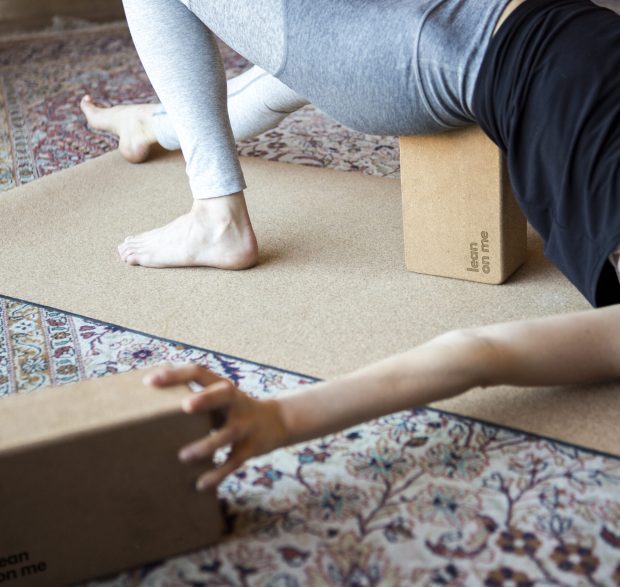 The Best Eco-Friendly Cork Yoga Block Set - Artist Collection